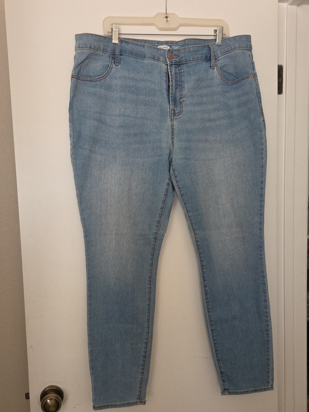 Old Navy Light Blue Women’s Super Skinny Stretch Jeans